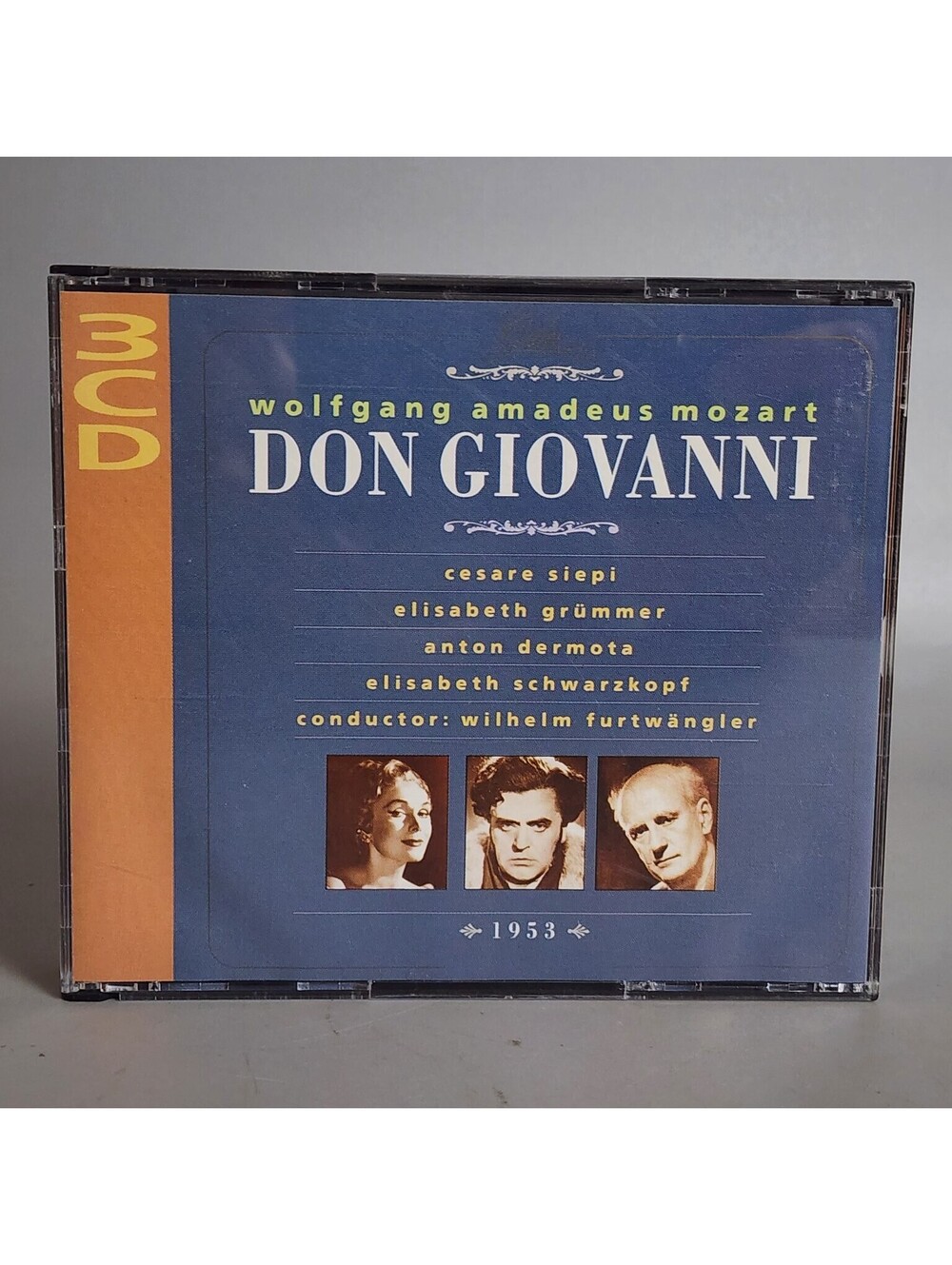 Wolfgang Amadeus Mozart Don Giovanni 3 CD Set Wilhelm Furtwängler Gala Opera